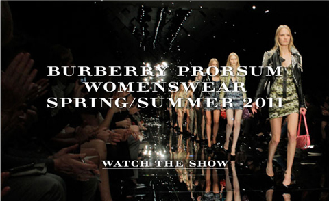 Burberry Prorsum Womenswear spring-summer 2011 Show